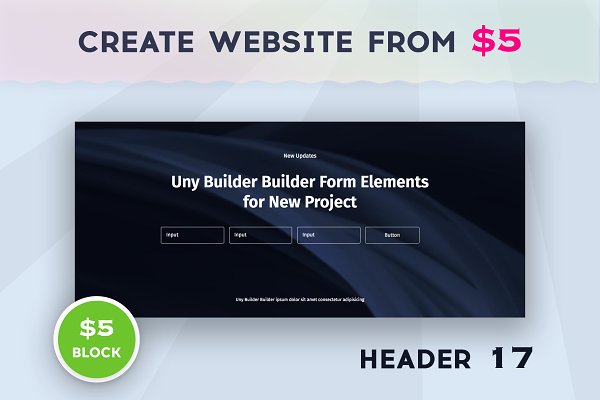 Download Uny Builder Blocks - Header 17