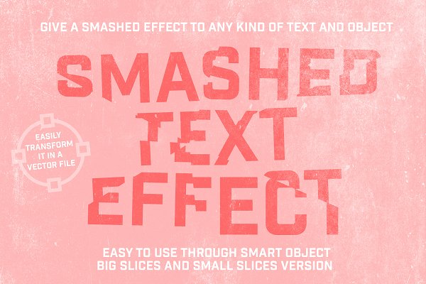 Download Smashed Text Effect