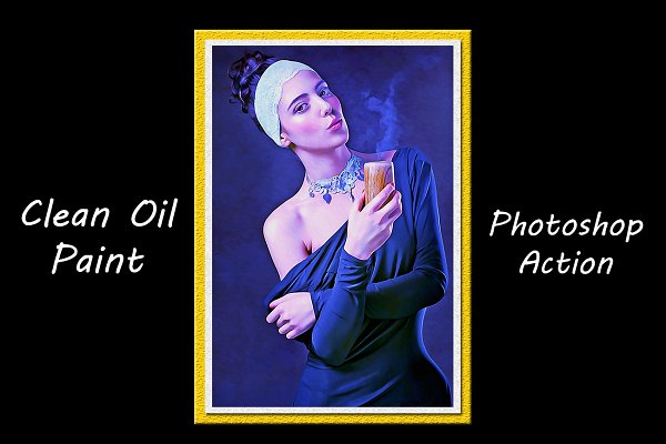 Download Clean Oil Paint Photoshop Action
