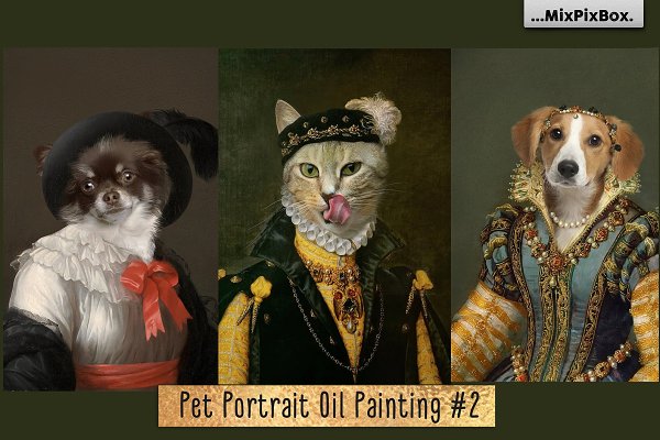 Download Pet Portrait Oil Background v.2