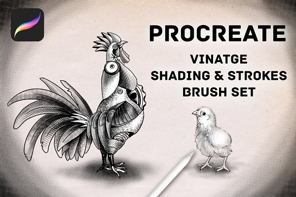 Download Procreate Vintage Shading Brushes