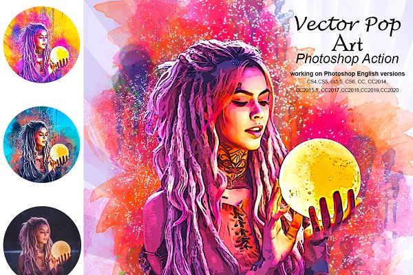 Download Vector Pop Art Photoshop Action