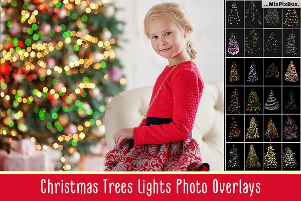 Download Christmas Trees Lights Overlays