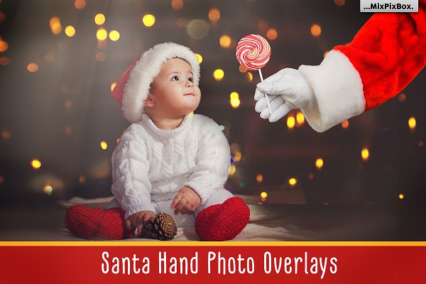 Download Santa Hand - PNG overlays