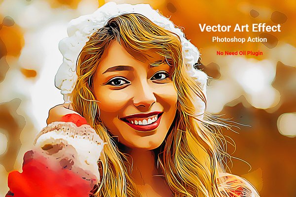 Download Vector Art Effect Photoshop Action