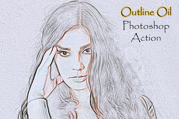 Download Outline Oil Photoshop Action