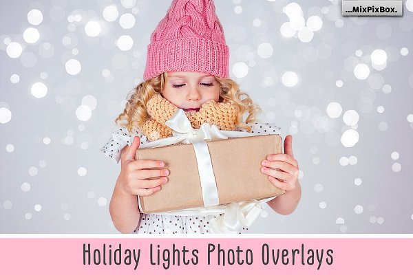 Download Holiday Lights Photo Overlays