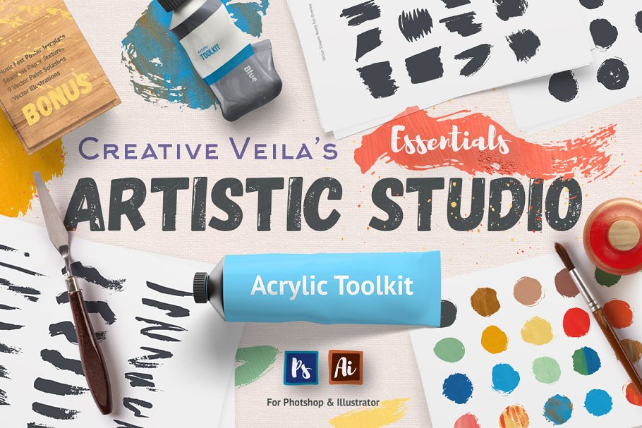 Download Artistic Studio: Acrylic Toolkit