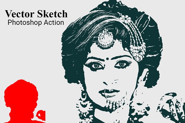 Download Vector Sketch Photoshop Action