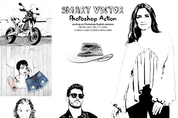 Download Smart Vector Photoshop Action