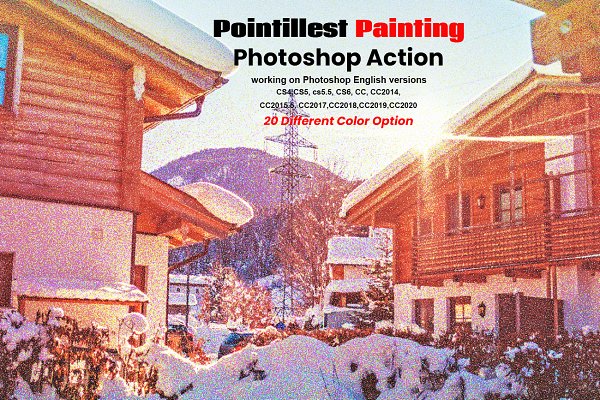Download Pointillist Painting PS Action