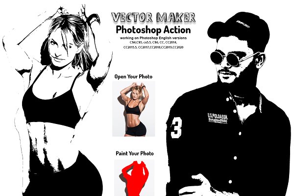 Download Vector Maker Photoshop Action