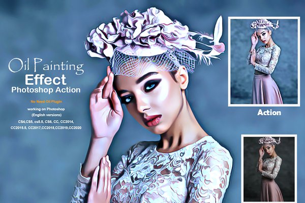 Download Oil Painting Effect PS Action