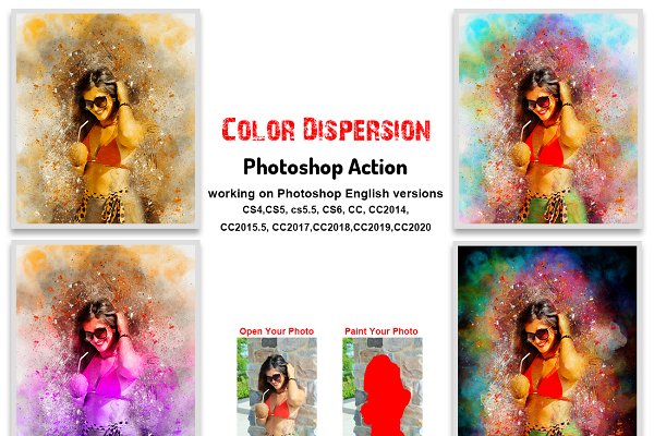 Download Color Dispersion Photoshop Action