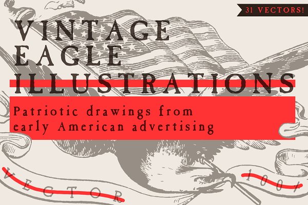 Download Vintage Eagle Illustrations Vector