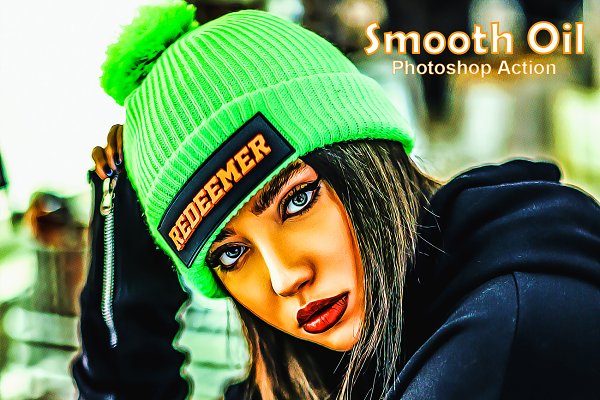 Download Smooth Oil Photoshop Action