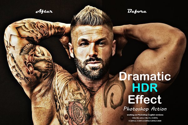 Download Dramatic HDR Effect Photoshop Action