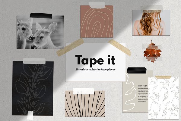 Download 20 Adhesive Tape Pieces