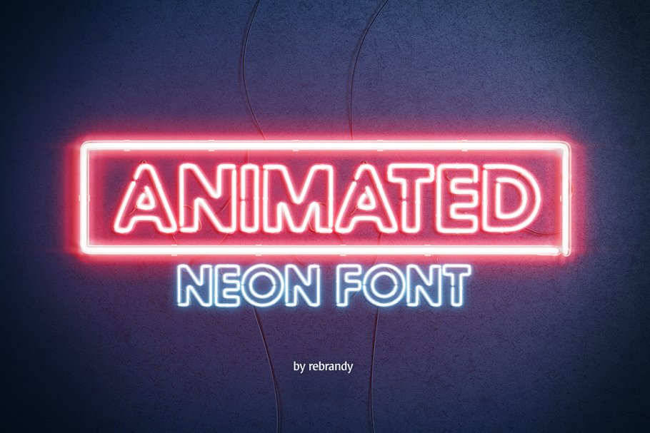 Download Animated Neon Font