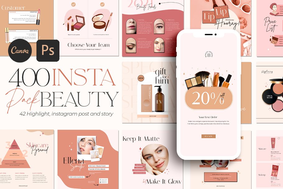 Download Instagram Beauty Advisor | CANVA PS