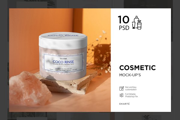 Download Cosmetic Mock-Up's 10 PSD