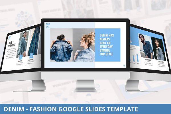 Download Denim - Fashion Google Slides