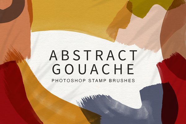 Download Abstract Gouache Stamp Brushes