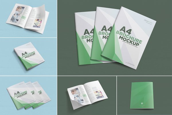 Download A4 Brochure Mockups