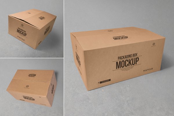 Download Cardboard Box Mockups