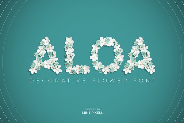 Download Aloa - Flower Font