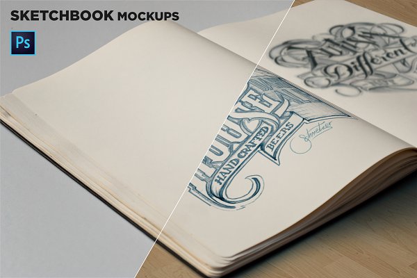 Download Sketch Book Mockups