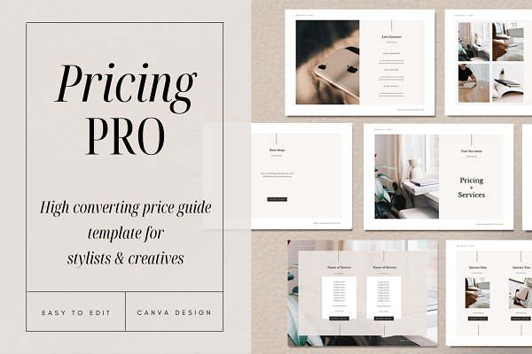 Download High Converting Pricing Guide Canva