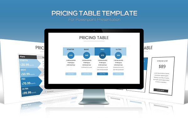 Download Pricing Table Powerpoint Template