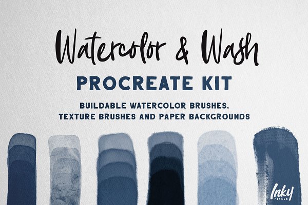 Download Watercolor & Wash Procreate Kit