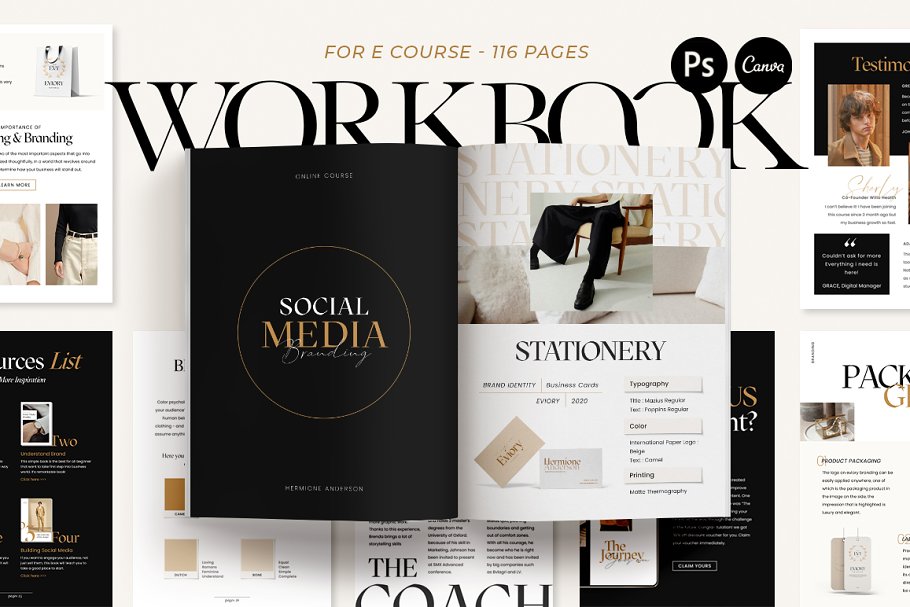 Download Branding Workbook Creator CANVA PS
