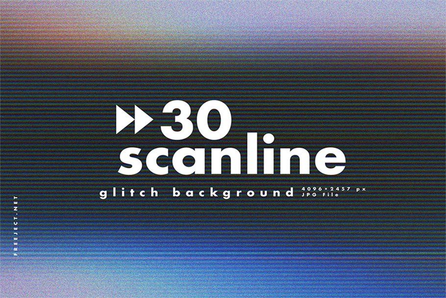 Download 30 Scan lines Glitch Background