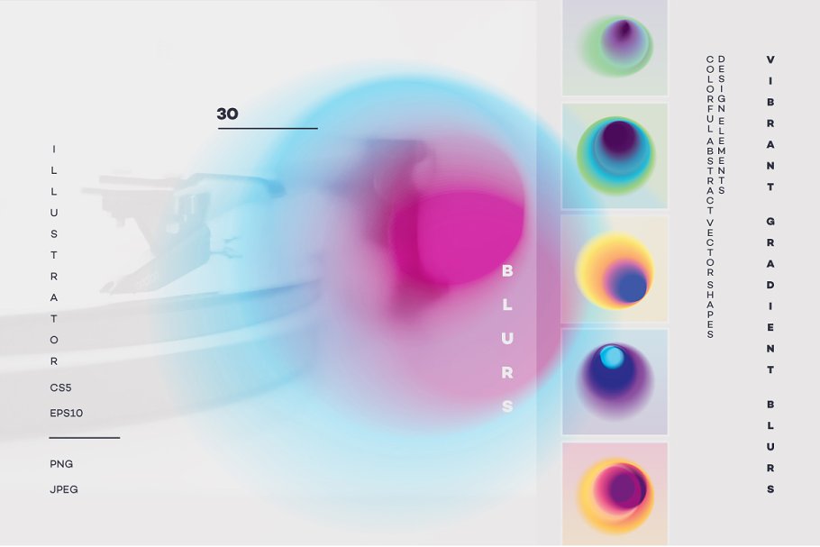Download Vibrant gradient blurs