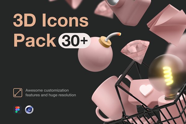 Download 3D Icons Pack