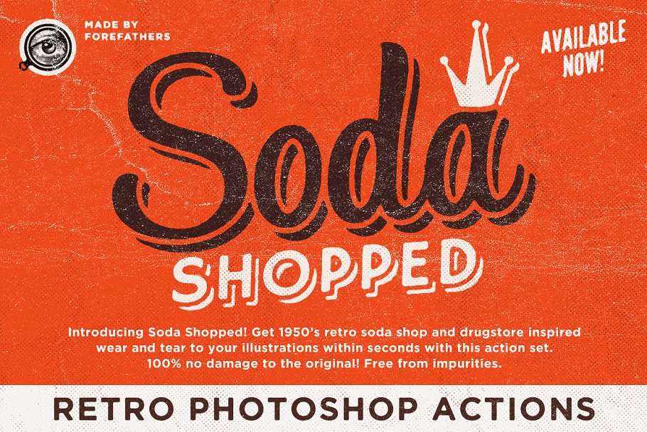 Download Soda Shopped Retro Photoshop Actions
