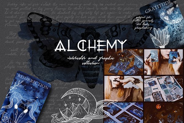 Download Alchemy. Magic bullet journal set