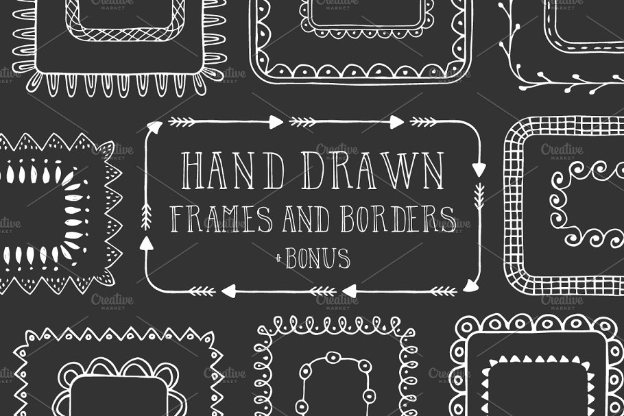 Download Hand drawn frames and borders