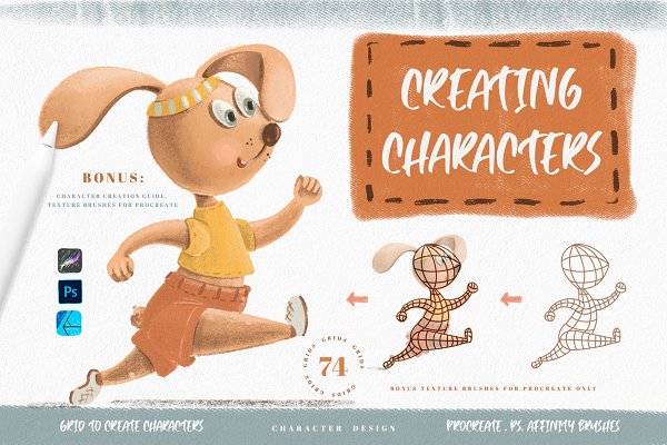 Download Grids for Creating Cute Characters