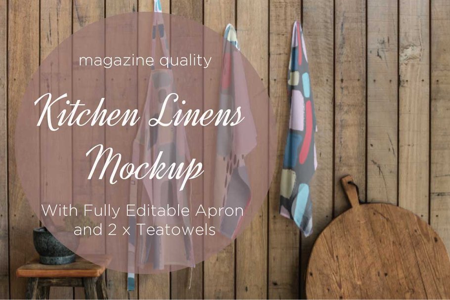 Download Kitchen Linen Mockup