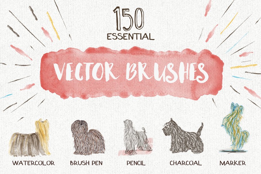 Download Essential Vector Brushes Collection