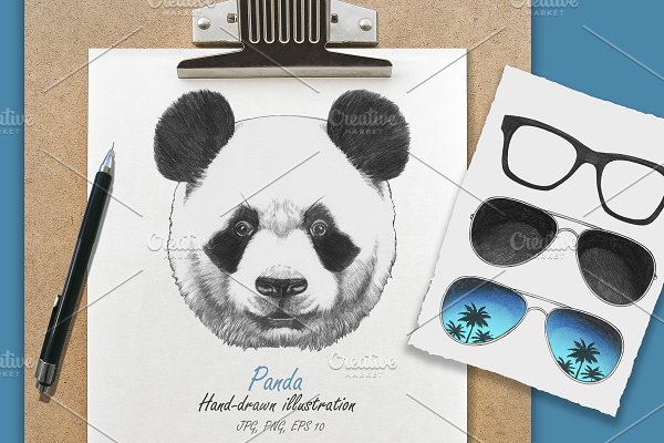 Download Panda // Glasses
