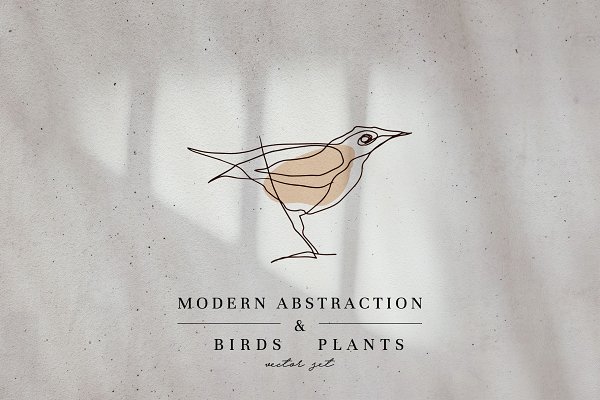 Download Modern Abstraction Birds & Plants