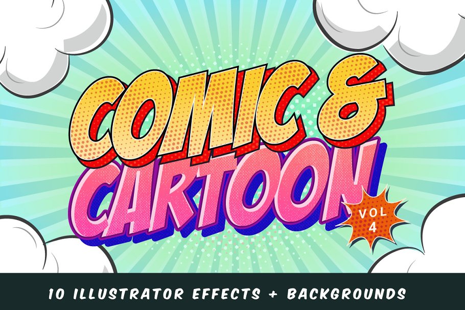 Download Comic and Cartoon Text Effects Vol.4