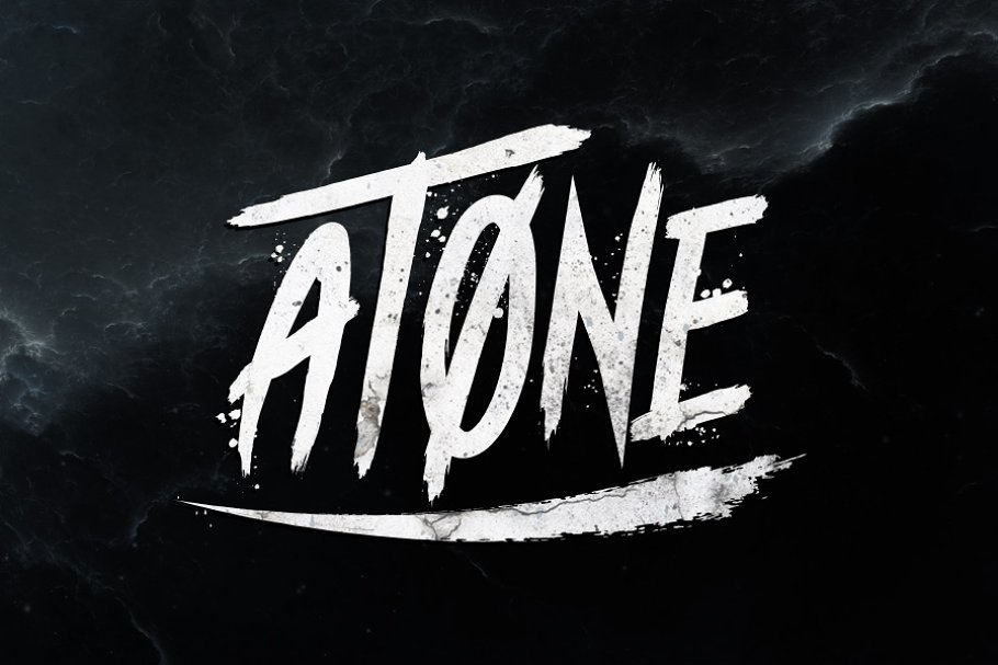 Download Atone - Brush Font