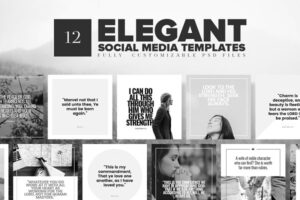 Download Elegant Social Media Templates