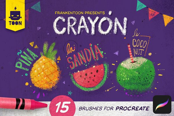 Download Crayon - Procreate Brush Pack